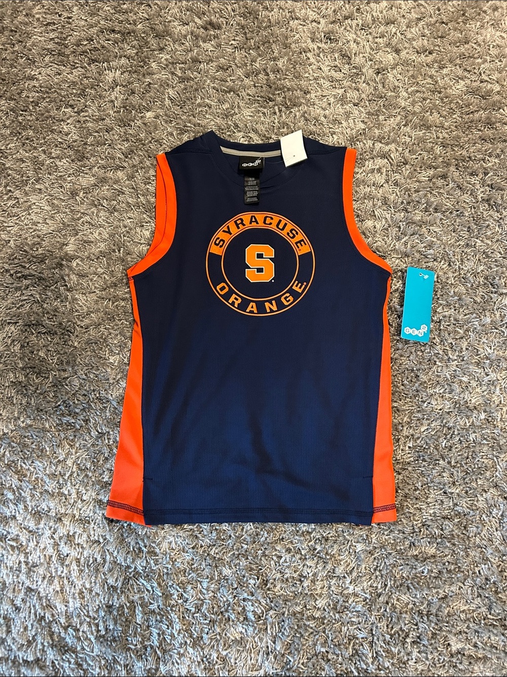 Syracuse Orange Navy & Orange Kids Athletic Tank